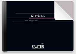 Sauter Klaviere Gesamtprogramm 2021/2022