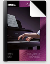 Cover des Yamaha Clavinova Gesamtkatalogs April 2021