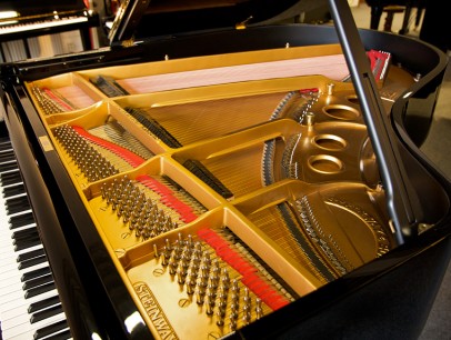 Steinway & Sons O von 1940 in Schwarz poliert
